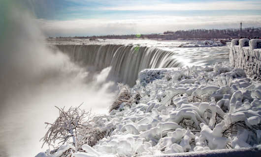 chutes du niagara hiver