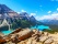 randonneur-face-peyto-lake-parc-banff-canada