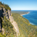 vue-cap-des-rosiers-depuis-mont-st-alban-gaspesie-canada